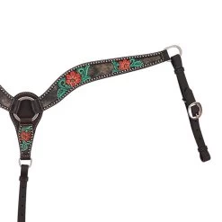 Reinsman Cactus Flower Filigree Breast Collar