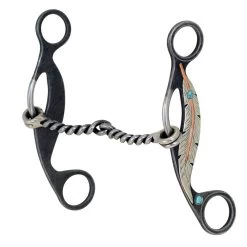 Partrade Trading Corporation Feather Twisted Snaffle Gag Bit