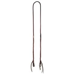 Professionals Choice Burgundy Latigo Bleeding Heart Roping Reins