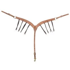 Martin Saddlery 1-3/4in Harness Leather Breast Collar W/Blood Knots