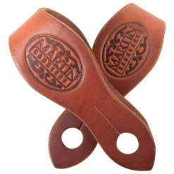 Martin Saddlery Chestnut Skirting Leather Medium Slobber Straps