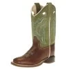 Old West Old West Youth Woody Light Earth Light Green Suede Boot -HORSE TACK Store 136015 default l