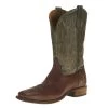 Corral Mens Brown Bull Shoulder Green Top Sq Toe Boot -HORSE TACK Store 136071 default l