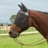Cashel Company Quiet Ride Leopard Large Horse Fly Mask With Ears
