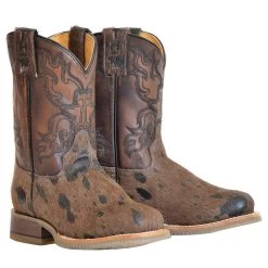 Tin Haul Footwear Kids Shaggy Take No Bull 8in. Cowboy Boot -HORSE TACK Store 1401800770876 3