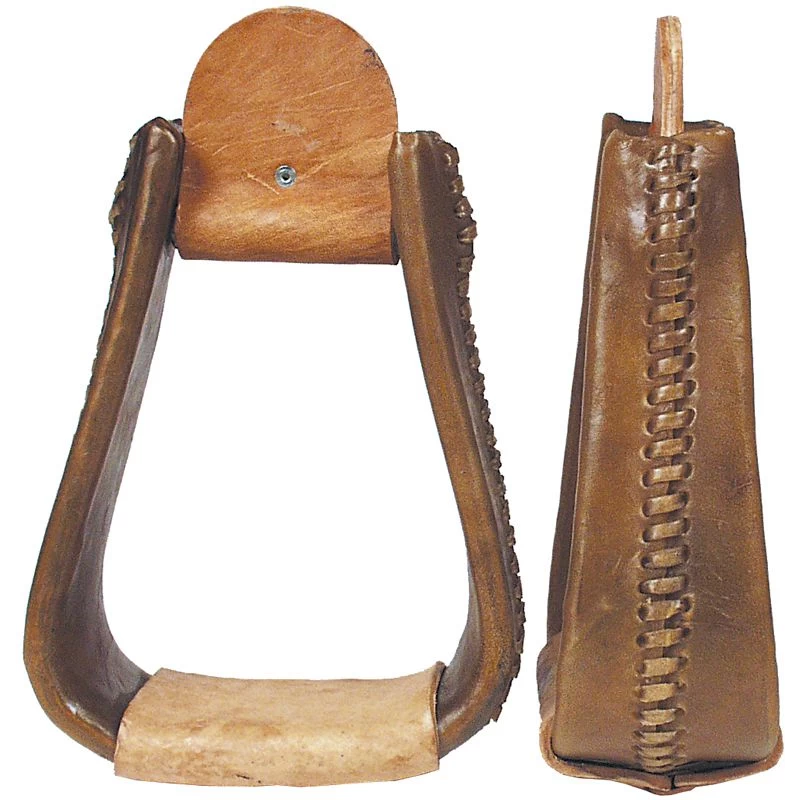 NRS 3 In Deep Roper Wood Stirrups 3 NRS 3 In Deep Roper Wood Stirrups