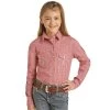 Panhandle Girls Red Plaid Shirt -HORSE TACK Store 141112 default l