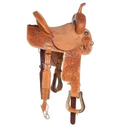 Nrs Competitors NRS Competitor Series 7/8 Breed Prairie Flower Natural Barrel Saddle -HORSE TACK Store 1412105 2