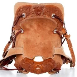 Nrs Competitors NRS Competitor Series 1/4 Breed Natural Poinsettia Seat Rig Ranch Cutter -HORSE TACK Store 1412121 3