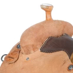 Nrs Competitors Natural Roughout Bullhide Seat Youth Team Roping Saddle -HORSE TACK Store 1412136Y 41