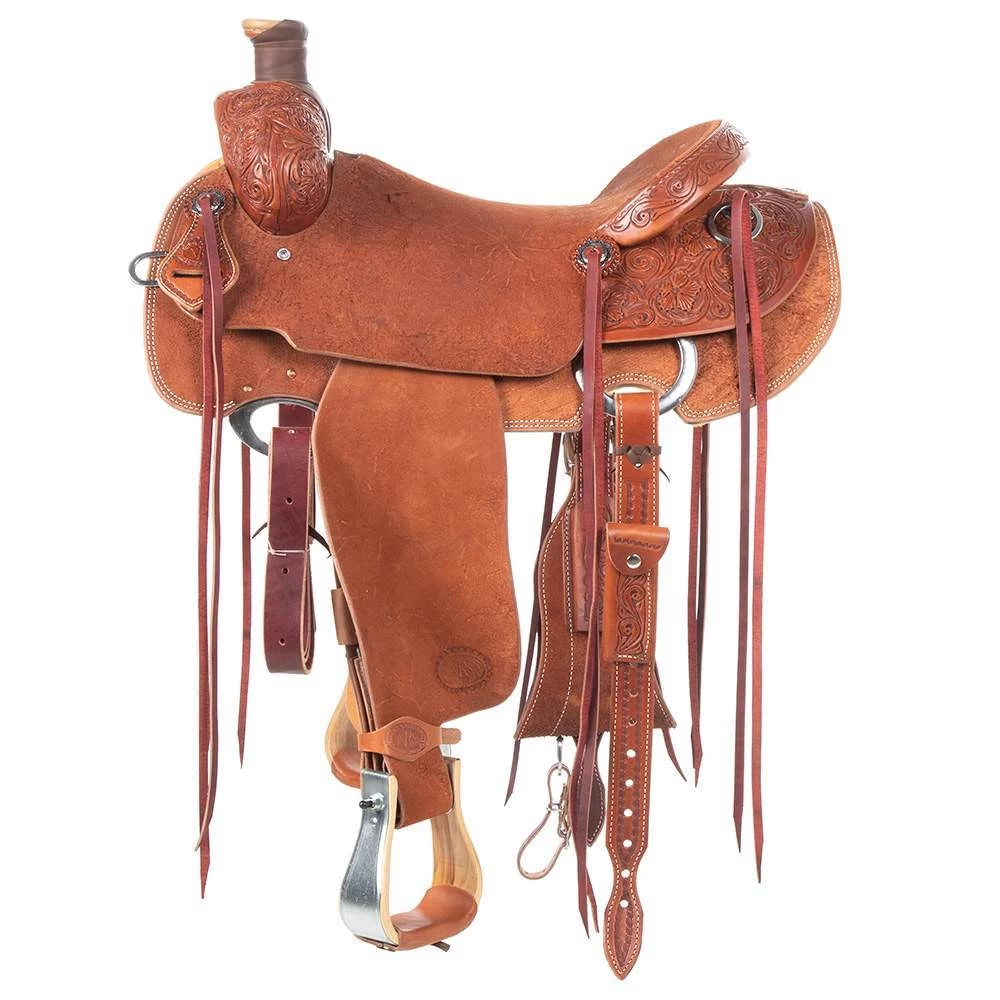 Nrs Competitors Competitor Series 1/4 Breed Chestnut Wyoming Flower Will James Low Cantle 4 Nrs Competitors Competitor Series 1/4 Breed Chestnut Wyoming Flower Will James Low Cantle - Image 2