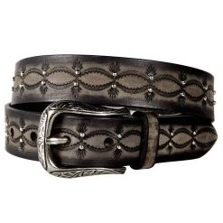 Women's Distressed Studded Belt