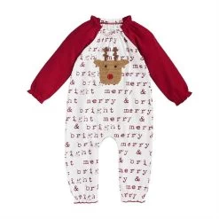 Mud Pie Reindeer Crochet One Piece
