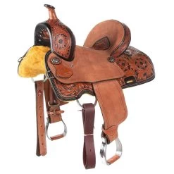 Tough 1 10in. Dublin Youth Barrel Saddle
