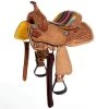 Tough 1 13in. Woven Serape Seat Barrel Saddle -HORSE TACK Store 144149 default l