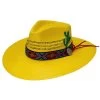 Charlie 1 Horse Mariachi Yellow 3 3/4in. Brim Straw Fashion Hat -HORSE TACK Store 144157 default l