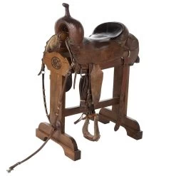 NRS Used 17' Cajun Saddlery Cutting Saddle