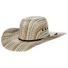 M+F Kids Multi Colored Straw Cowboy Hat -HORSE TACK Store 144477 default l