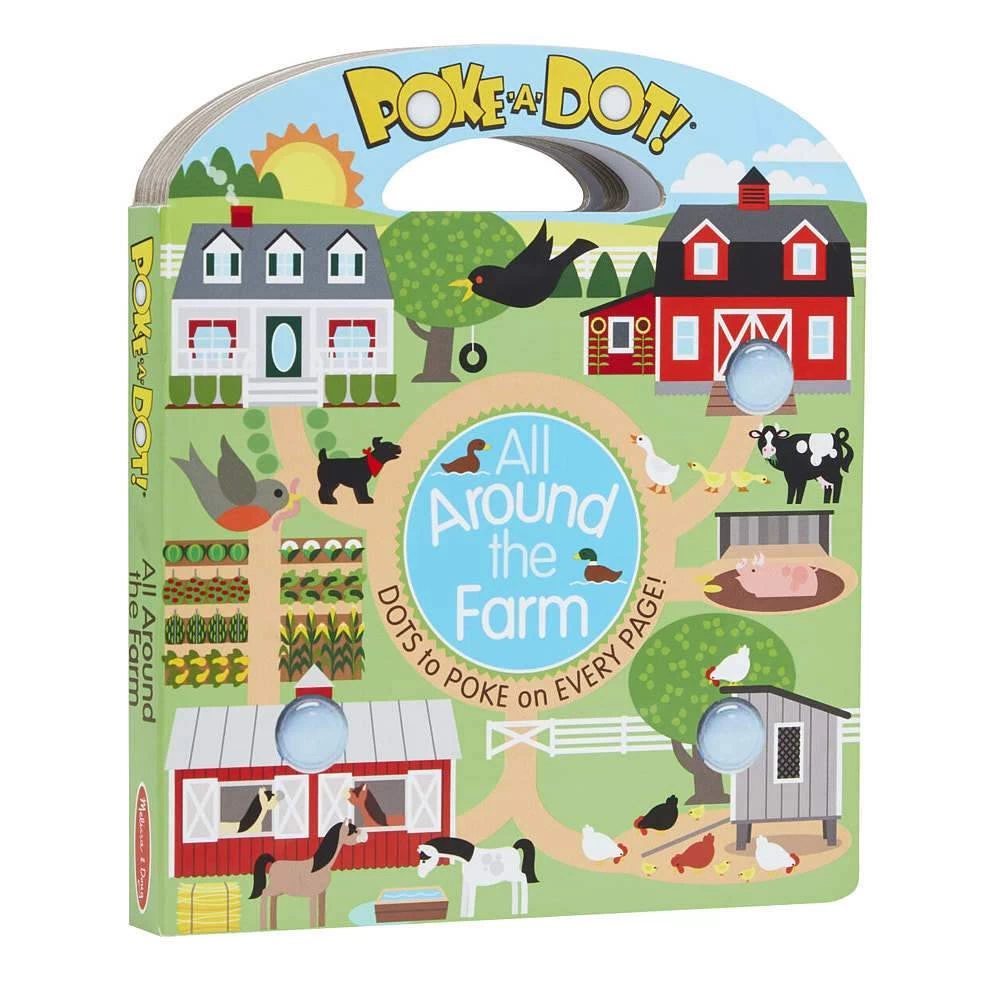 Melissa & Doug Poke-A-Dot All Around The Farm Book 3 Melissa & Doug Poke-A-Dot All Around The Farm Book