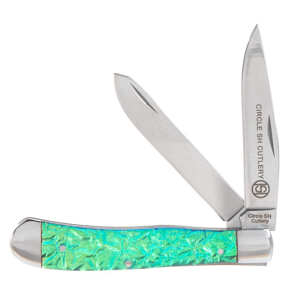 Circle SH Blue Colored Morph Trapper Knife CSH-14 3 Circle SH Blue Colored Morph Trapper Knife CSH-14
