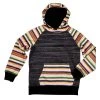 Hooey Girls Catalina Serape Sleeve Hooded Sweatshirt -HORSE TACK Store 145843 default l