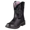 Ariat Womens Fatbaby II Black Deertan Boot -HORSE TACK Store 145987 default l