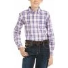Boy's Ariat Pro Series Plaid Shirt -HORSE TACK Store 146239 default l