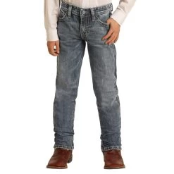 Boy's Rock N Roll Revolver Medium Wash Jeans