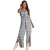 Women's Rock And Roll Denim Blue Print Jumpsuit 2 Women's Rock And Roll Denim Blue Print Jumpsuit -HORSE TACK Store 146760 default l