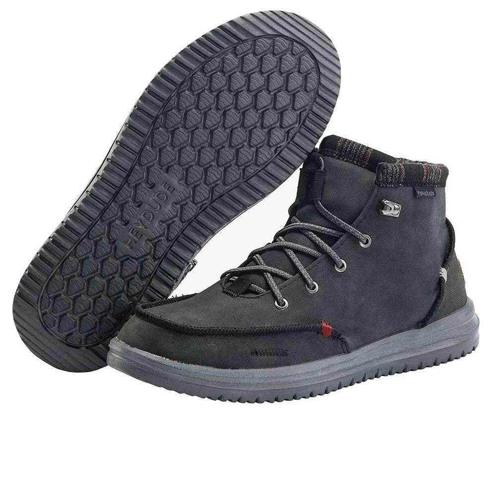 Heydude Men`s Hey Dude Bradley Black 3 Heydude Men`s Hey Dude Bradley Black