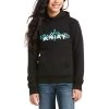 Ariat Girls Real Logo Hoodie -HORSE TACK Store 148223 default l