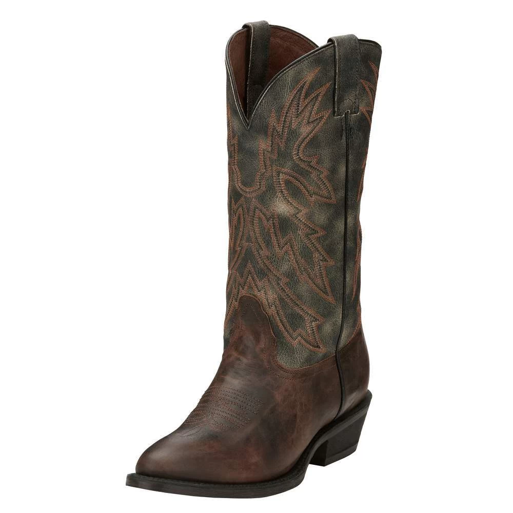Nocona Boot Company Men's Nocona Hero Mitchell Antiqued Brown Cowboy Boot 3 Nocona Boot Company Men's Nocona Hero Mitchell Antiqued Brown Cowboy Boot