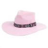 M&F Girls Pinch Front Pink Fashion Hat 3 1/2` Brim 2 M&F Girls Pinch Front Pink Fashion Hat 3 1/2` Brim -HORSE TACK Store 148588 default l