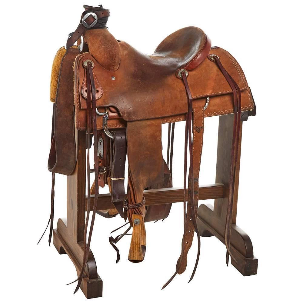 NRS Used 14in Goldline Saddlery Team Roper 3 NRS Used 14in Goldline Saddlery Team Roper