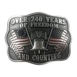 And West 240 Years Of Freedom Buckle