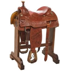 NRS Used 15.5in Cowboy Classic Full Floral Team Roper