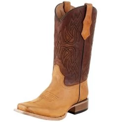 Circle G Kids Honey And Brown Cowgirl Boot
