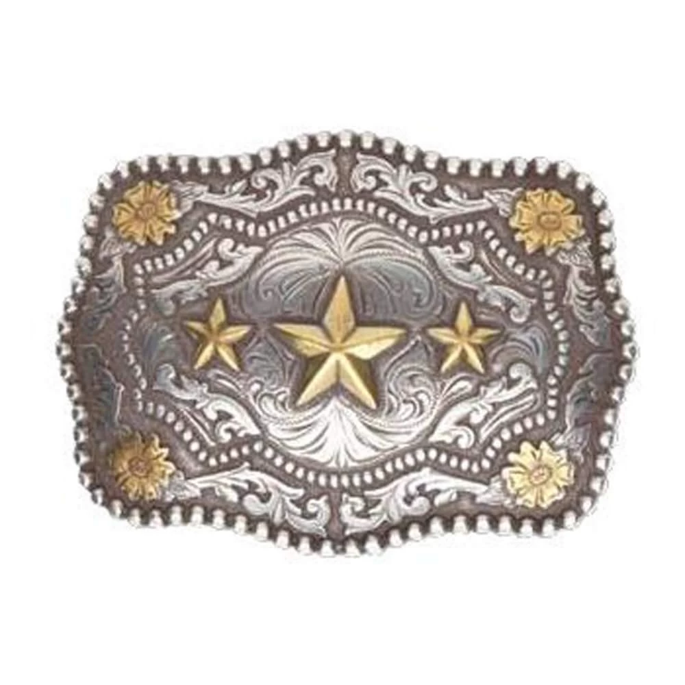And West Scallop Triple Star Buckle 3 And West Scallop Triple Star Buckle