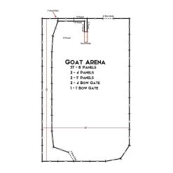 Metro Gate GOAT ARENA 30X54 (no Chute)