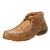 Twisted X Men`s Bomber Tan Full Quill Ostrich Driving Moc Chukka -HORSE TACK Store 150042 default l
