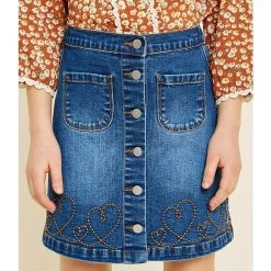 Girls Denim Skirt