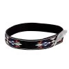 Rodeo King Black Woven Hat Band With Silver Feather Concho -HORSE TACK Store 150981 default l