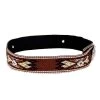 Rodeo King Brown Woven Hat Band With Silver Concho Closure -HORSE TACK Store 150982 default l