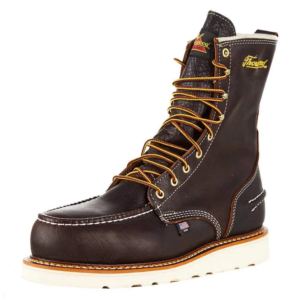 Weinbrennerusa Men`s Thorogood Briar Pitstop 8` Steel Toe Lace Up Work Boot 3 Weinbrennerusa Men`s Thorogood Briar Pitstop 8` Steel Toe Lace Up Work Boot