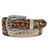 Women's Nocona Leopard Pring Hair On Belt -HORSE TACK Store 152099 default l