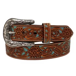 Women's Ariat Turquoise Underlay Belt