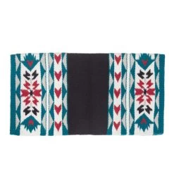 NRS Exclusive Thistle Black Green Red Saddle Blanket