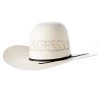 Rodeo King Ivory Cross Open Crown 4 1/2in. Brim Straw Cowboy Hat -HORSE TACK Store 153061 default l