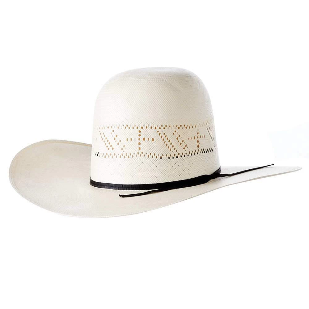 Rodeo King Ivory Cross Open Crown 4 1/2in. Brim Straw Cowboy Hat 3 Rodeo King Ivory Cross Open Crown 4 1/2in. Brim Straw Cowboy Hat