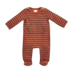 Mud Pie Navy/Rust Stripe Sleeper